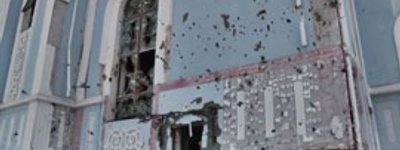У Луганську православний храм потрапив під артобстріл