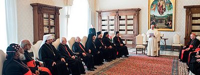 Pope Francis held the meeting with the leaders of the Eastern Catholic Churches