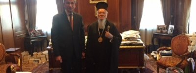 President of UWC requests Patriarch Bartholomew to grant autocephaly to UOC-KP