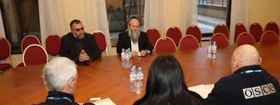 OSCE representatives meet with the main Rabbi of Dnipro