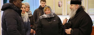 The delegation of UN Refugee Agency visited Svyatohorsk Lavra in Donbas