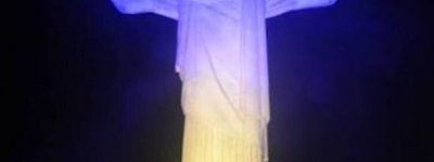 Статую Христа в Ріо підсвітили кольорами українського прапору