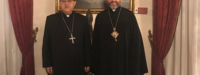 Глава УГКЦ розповів про війну в Україні архиєпископу Неаполя