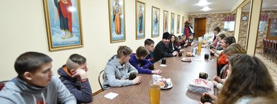 Дети с Луганщины встретились с Предстоятелем ПЦУ