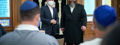 Зеленський відвідав синагогу у Херсоні