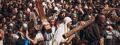 На День подяки у Києві відтворять останні дні життя Ісуса перед Голгофою