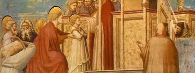Giotto. Presentation of the Virgin in the Temple
