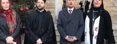 Ukrainian diplomats carolled in the Ecumenical Patriarchate