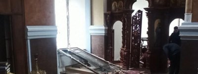 Агресор атакував храм у Харкові: снаряд влучив по Успенському собору, в якому були люди
