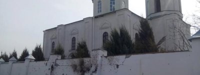 В результате боевых действий пострадал мужской монастырь УПЦ МП в Луганской области