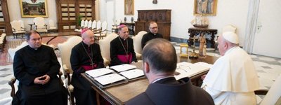 Папа прийняв в.о. голови Конференції РКЦ в Україні та єпископа з Запоріжжя