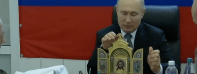 Gifted an Icon to the Military: Russian propagandists say Putin visited Kherson and Luhansk regions