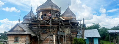 На Львівщині реставрують дерев’яну церкву - пам’ятку архітектури національного значення