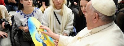 A painting by an autistic boy from Berdiansk joined the collection of Pope Francis