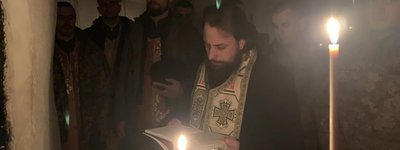 У Дальніх печерах лаври капелани ПЦУ звершили молебень за перемогу України