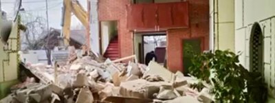 In Russia, bulldozers demolished the only temple of the Orthodox Church of Ukraine