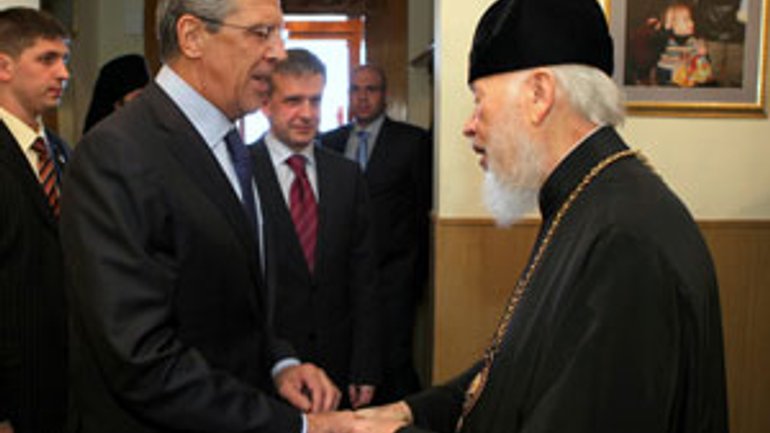 Metropolitan Volodymyr Met with Foreign Affairs Minister of Russia Sergey Lavrov - фото 1