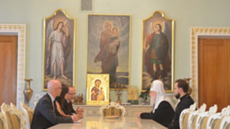 Patriarch Filaret Meets With Ambassador of EU - фото 1