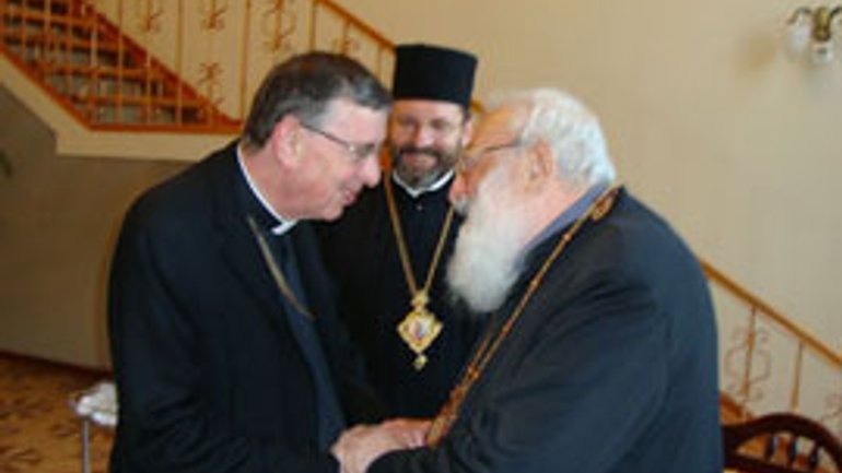 Візит кардинала Курта Коха в Україну розпочався із зустрічі з Главою УГКЦ - фото 1