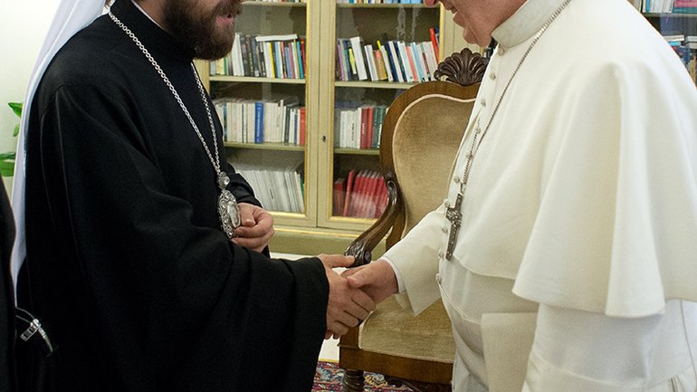 Pope Francis meets with Metropolitan Ilarion Alfeyev - фото 1