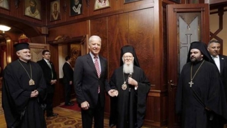 Патриарх Варфоломей обсудил с Джо Байденом ситуацию в Украине - фото 1