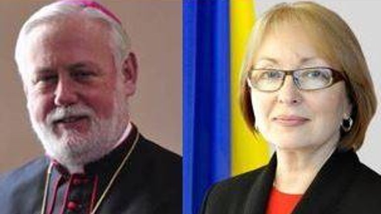 Ukrainian Ambassador Tetyana Izhevska discussed latest developments in Donbas with head of the Holy See Foreign Department - фото 1
