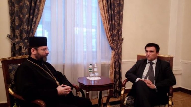 Патриарх Святослав с Министром иностранных дел Украины обсудили деятельность УГКЦ на международном уровне - фото 1