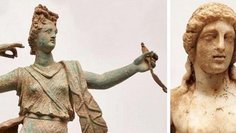 У Греції на острові Крит знайдені унікальні скульптури античних богів - фото 1