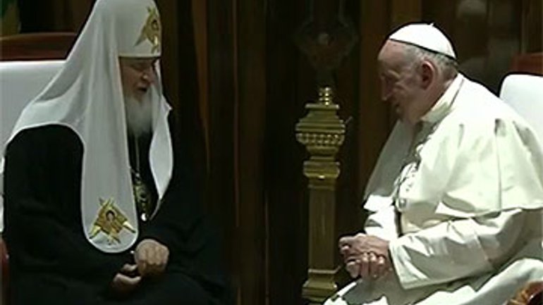 Началась встреча Папы Франциска с Патриархом Кириллом - фото 1