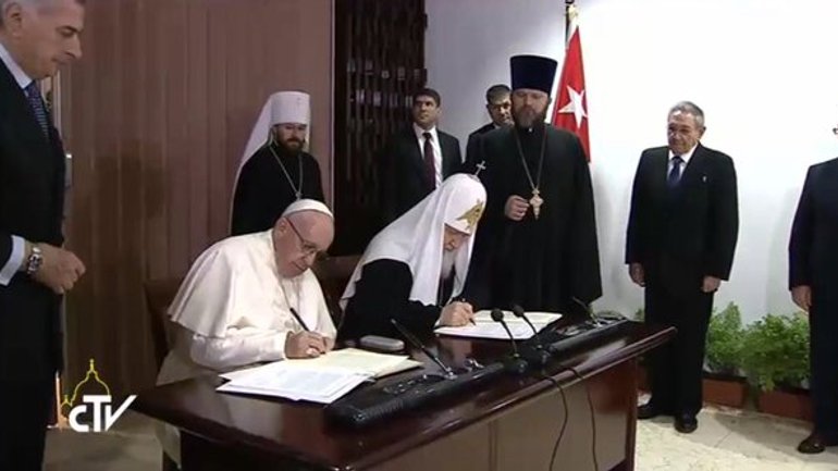 Joint Declaration of Pope Francis and Patriarch Kirill - фото 1