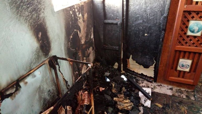 У Маріуполі спалили церкву УПЦ КП - фото 1