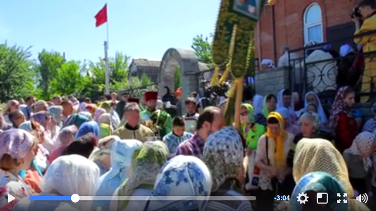 Православная организация "Радомир" охраняла мероприятие запорожских коммунистов - фото 1