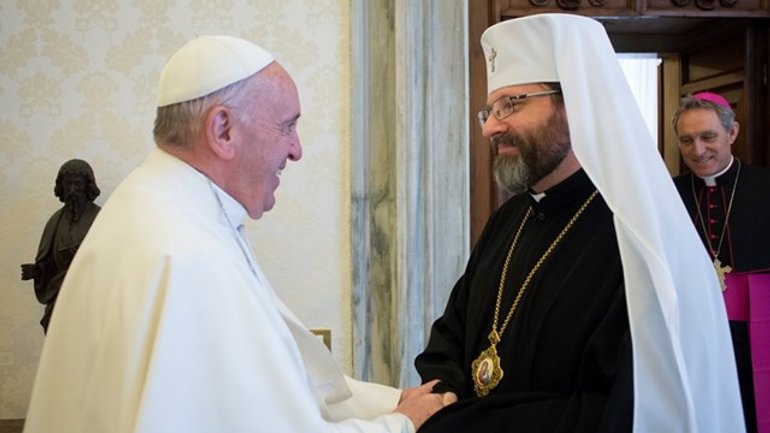 Сегодня Папа встретится с главами Восточных Католических Церквей, в том числе и с Патриархом Святославом - фото 1