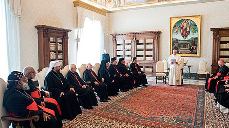 Pope Francis held the meeting with the leaders of the Eastern Catholic Churches - фото 1