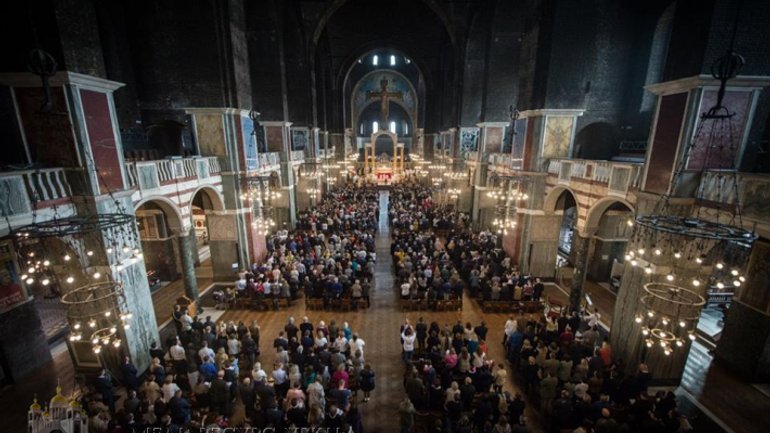 His Beatitude Patriarch Sviatoslav celebrated Divine Liturgy at Westminster Cathedral in London - фото 1