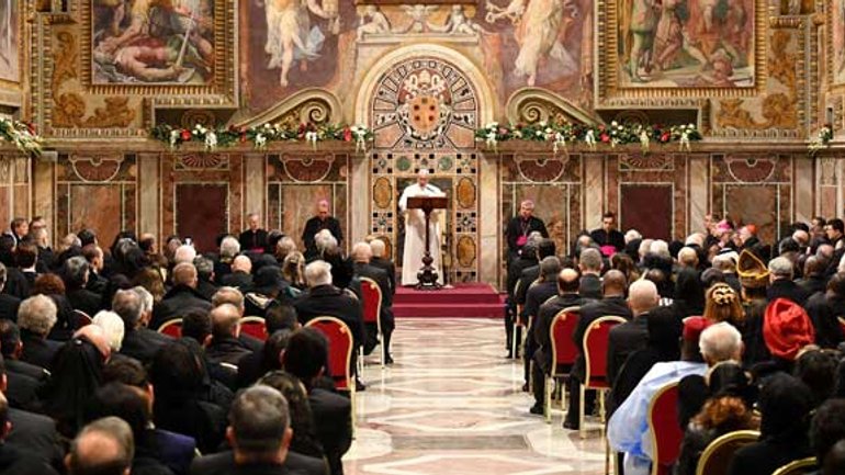 Pope mentions Ukraine in his address to diplomats accredited to the Vatican - фото 1