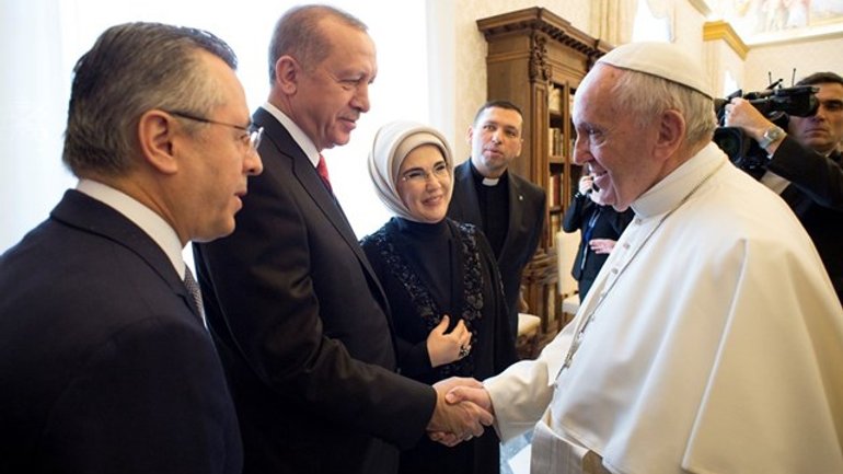Папа Франциск прийняв у Ватикані Президента Туреччини - фото 1