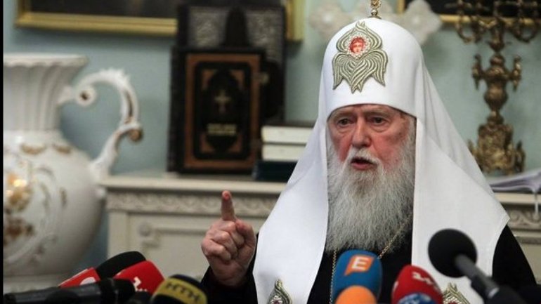 Патриарх Филарет поздравил Сущенко: Вы страдаете за правду, а где правда, там Бог - фото 1