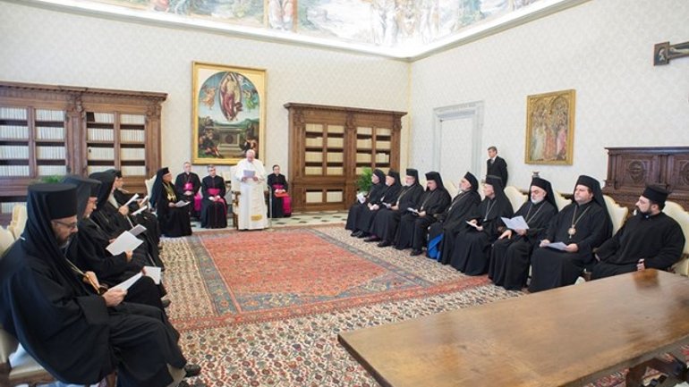 Папа Франциск зустрівся із Патріархом та Синодом Мелхітської ГКЦ - фото 1