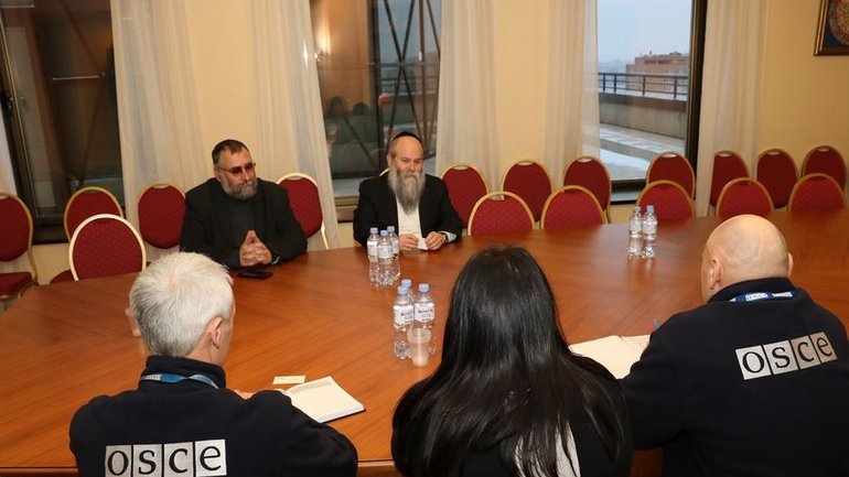 Представители ОБСЕ встретились с главным раввином Днепра - фото 1