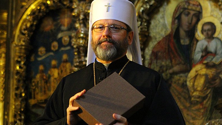 Патріарх УГКЦ презентував Галицьке Євангеліє у Софії Київській - фото 1