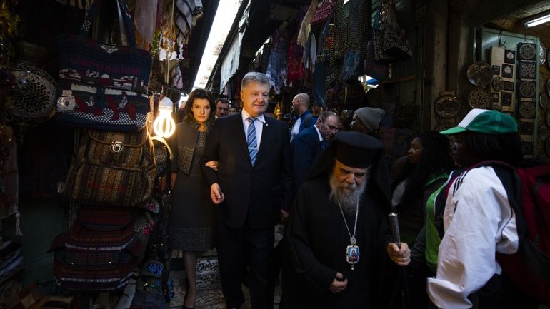 Президент у Єрусалимі зустрівся з Генеральним секретарем Єрусалимського Патріархату - фото 1
