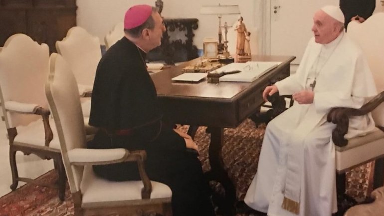 Pope assures Apostolic Nuncio of his incessant prayer for Ukraine - фото 1