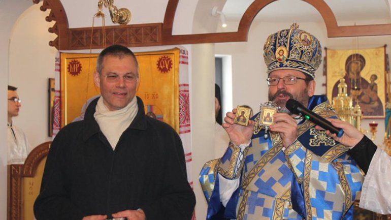 Патріарх УГКЦ передав монахам-студитам ікону, підписану митрополитом Андреєм Шептицьким - фото 1