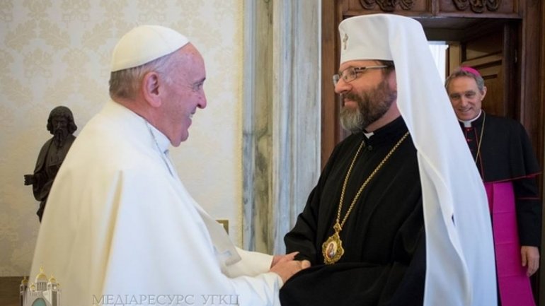 Під час зустрічі з Главою УГКЦ Папа запевнив про молитовну підтримку України - фото 1