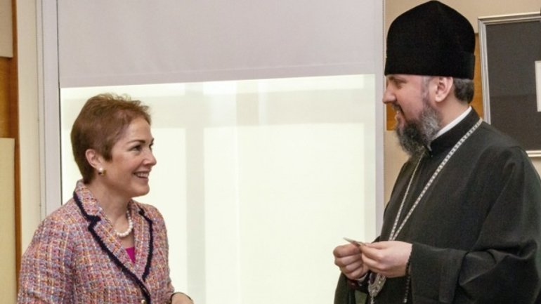 Митрополит Епіфаній з Послом США обговорили релігійну та соціально-політичну ситуацію в Україні - фото 1
