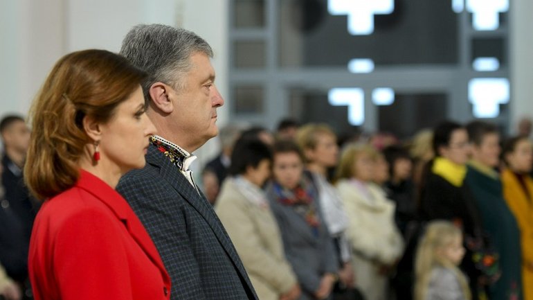 President Poroshenko took part in the Easter service at the Cathedral of the Resurrection of Christ of the UGCC - фото 1