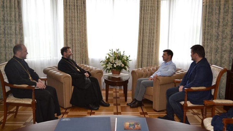 Глава УГКЦ и новоизбранный Президент Украины поздравили друг друга - фото 1