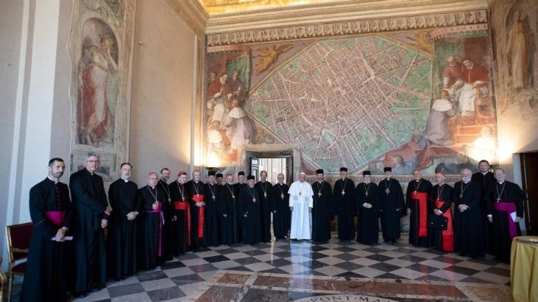 Ukrainian Greek-Catholic leaders meet with Pope at the Vatican - фото 1