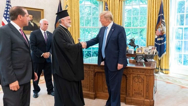 Дональд Трамп хоче зустрітись з Патріархом Варфоломієм у США, - архиєпископ Елпідофор - фото 1